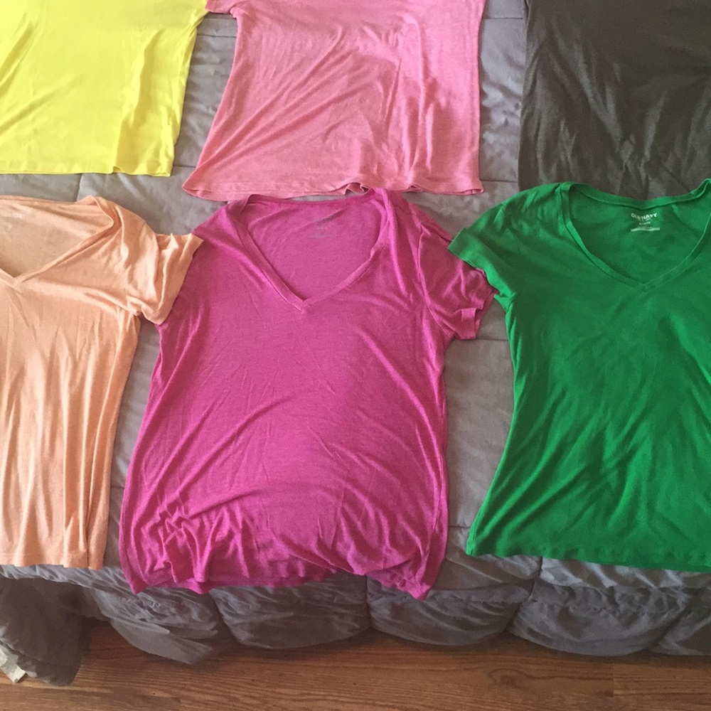 6 old Navy t-shirts all XL